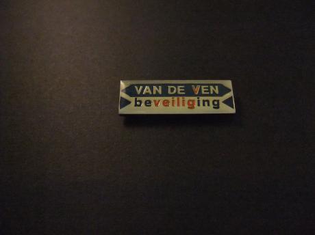 Van de Ven Beveiliging ,security Uden, logo